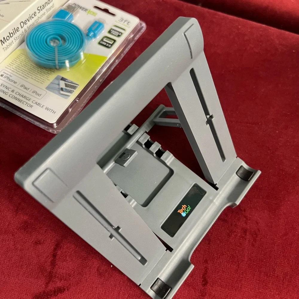 👑✅PRICE FIRM✅ Tech & Go Mobile Device Stands and PowerXcel Cable Set